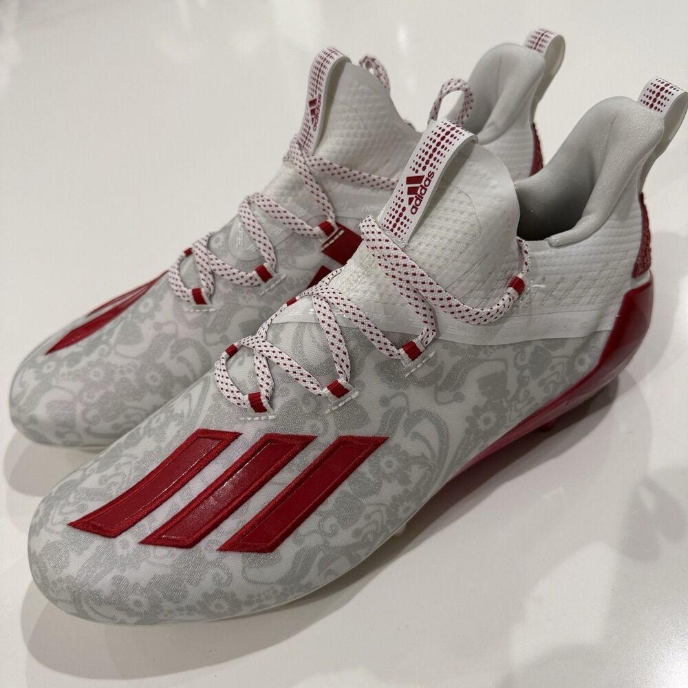 Adidas Adizero Young King Mens Football Cleats Red FU6708 Size 10 New